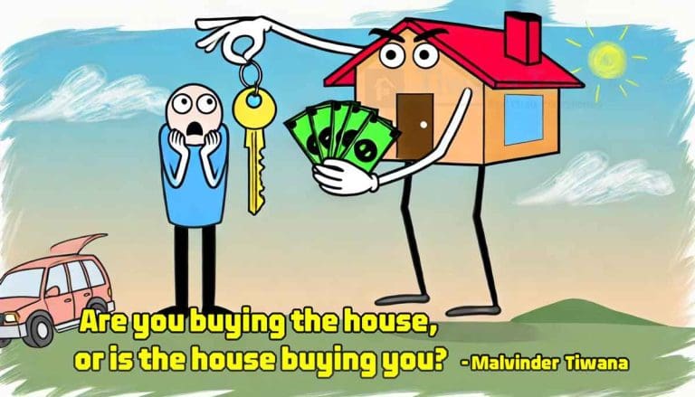 A-Cartoon-Style-Illustration-Showing-A-House-With-Human-Like-Features,-Including-Arms-And-Hands