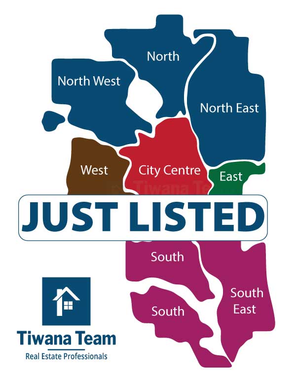 Just Listed Text On Calgary Quadrant Map