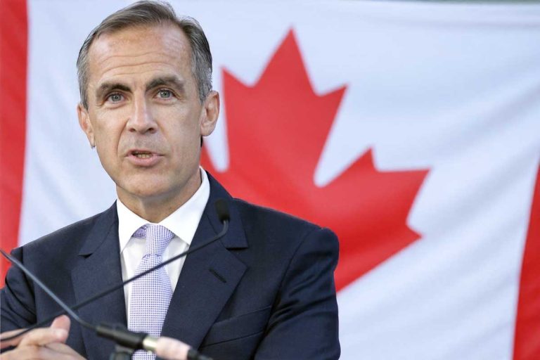 MrPresident Canada MarkCarney - Real Estate News Blog Mark Carney with canadian flag